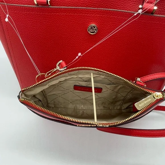 Michael Kors Large Maude Large 3 in 1 Tote Bag Flame